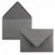 Enveloppes DIN C5//gris foncé//220 x 154 mm//110 g/m²//nassklebung – QUALITÉ marque : Gustav neuser 50 Umschläge gris foncé