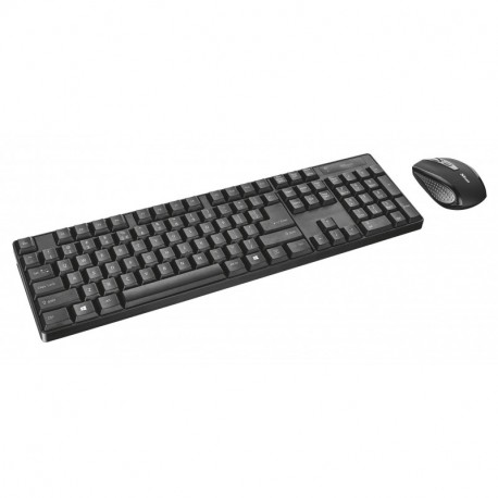 Trust Ximo - Pack de ratón y Teclado inalámbricos, Negro