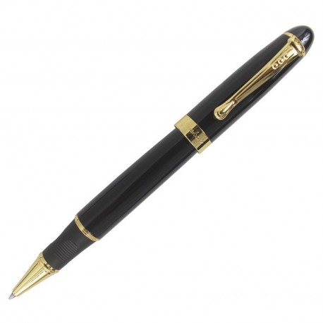 Abcsea Estilo Clásico Rollerball Pluma De Oro Recortar - Negro