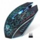 M2 Inalámbrico Ratón, Recargable con Silencioso Ratón óptico Gaming Wireless Mouse con receptor nano 6 Botones para Ordenador