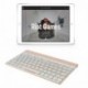 Teclado Bluetooth, Dingrich inalámbrico Bluetooth 3.0, Teclado retroiluminado portátil iPad iOS Android Windows