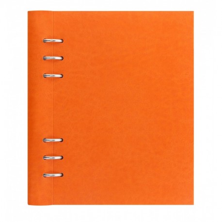 Filofax ClipBook refillable – Cuaderno tamaño A5, color naranja