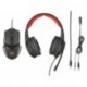 Trust GXT 784 - Pack de Auriculares Stereo y ratón Gaming, Color Negro