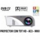 Unicview SG100 - Proyector TDT, USB, HDMI, VGA, AC3, 1.200 lúmenes 