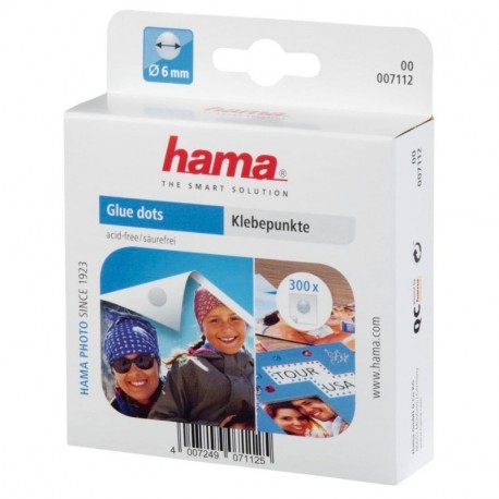 Hama 00007112 - Etiqueta autoadhesiva, Transparente