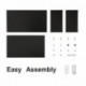 FITUEYES 2 Capas Madera Elevador del Monitor Negro DT204201WB