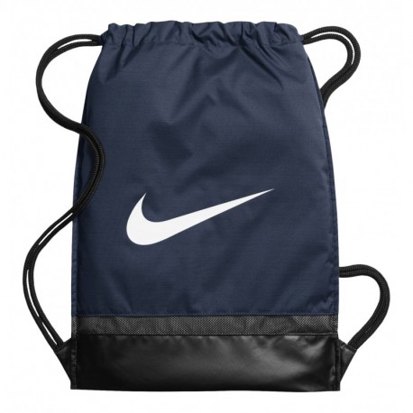 Nike Nk Brsla Gmsk Bolsa de Cuerdas, Hombre, Azul Midnight Navy/Black/White , Talla Única