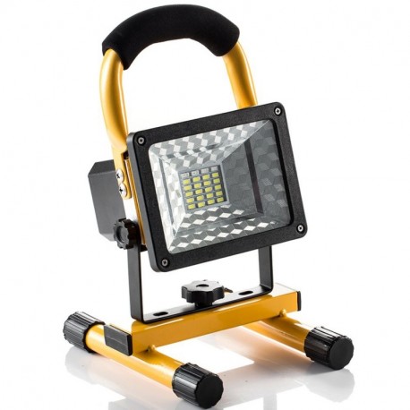 Foco LED Proyector, Lámpara Camping 15W, Foco LED Reflector para Trabajo Exterior, Lámpara Proyector LED, Luz Portátil para T