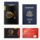 Bloqueo RFID, Kollea Tarjeteros para Tarjetas de Credito y Pasaporte [14 Protectores Tarjeta Credito & 4 Protectores Pasaport