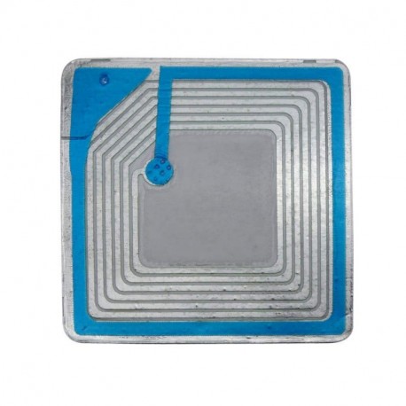 PrimeMatik - Bobina de Etiqueta Adhesiva antihurto antirrobo EAS 8.2MHz 30x30mm Blanca 1000 Unidades