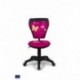 Due-home Silla de Escritorio, Silla Infantil giratoria, Medias: 40 x 77,5 x 45 cm de Fondo, Ministyle Mariposas 