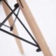 duehome Nordik - Pack 4 sillas, silla de comedor, salon, cocina o escritorio, patas madera de Haya, dimensiones: 47 x 56 x 81