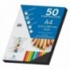 Dohe 30105 - Pack de 50 cartulinas, A4, color negro