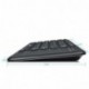 Proster 2,4 GHz Teclado Inalámbrico con Multi-touchpad QWERTY Español , All-in-One Media Ultra-slim Teclados con Ratón Tacti