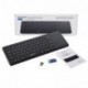 Proster 2,4 GHz Teclado Inalámbrico con Multi-touchpad QWERTY Español , All-in-One Media Ultra-slim Teclados con Ratón Tacti