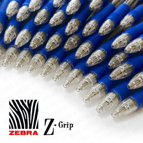 Z-Grip - Bolígrafo retráctil 40 unidades , color azul