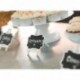 UCEC Mini Pizarras Pizarras Decorativas con Soporte de Cabellete, para Carteles de Mensajes, Bodas, Fiestas, Números de Mesa 