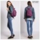 AOTIAN Mujer Mini Nailon Mochilas 7 litros, Morado