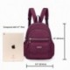 AOTIAN Mujer Mini Nailon Mochilas 7 litros, Morado