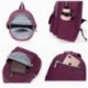 AOTIAN Mujer Mini Nailon Mochilas 7 litros, Morado