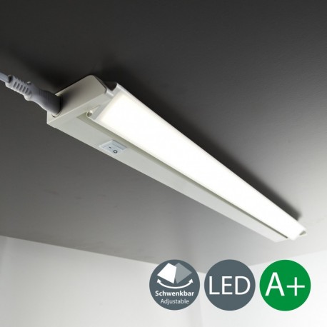 Lámpara LED I Tubo LED blanco I Fluorescente con interruptor de la luz I 560 mm
