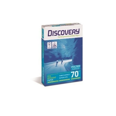 Discovery Blanco Papel para fotocopiadora A4, 70 g/m² – 500 hojas