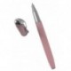 Sipliv Y6 pluma de negocios, molduras cromadas, punta fina, de color rosa