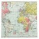 Mapa Del Mundo Azul Rosa Verde 3-ply 20 Servilletas Papel 13” X13" – 33x33cm