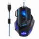 GHB Ratón Gaming USB Ratón Gamer LED 5000 dpi Optico Mouse Profesional 7 Botón para PC Notebook Ordenador Portátil Compatible