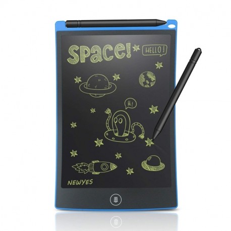 8.5-Inch Tablet- de escritura LCD tablero de dibujo Regalos para niños oficina escritura pizarra Azul 