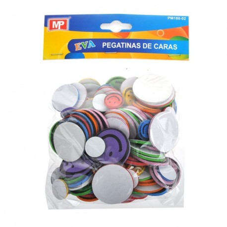 MP PM188-02 - Pegatinas adhesivas de goma Eva con formas