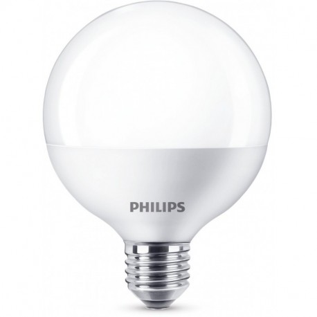 Philips Bombilla Globo E27 LED, 18 W, Mate, 100 W