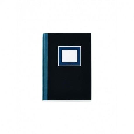 Miquelrius - Cuaderno Cosido A5, 80 hojas Liso , Encuadernación cosida cartón extraduro color gris marengo y beige