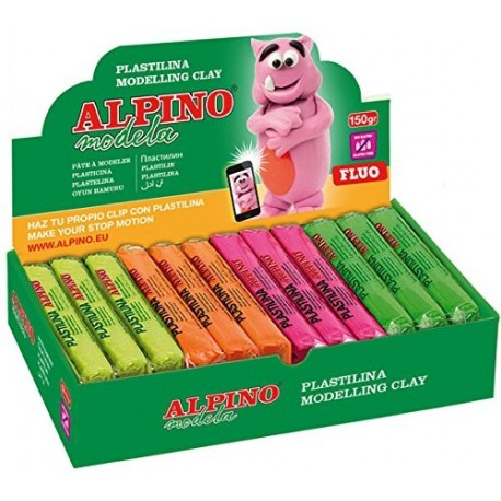 Alpino DP000918FL - Expositor 12 unidades de plastilina