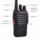 Proster Walkie Talkie Recargable 16 Canales UHF 400-470MHz CTCSS DCS Talkie walkie con el Auricular Incorporado Antorcha de L