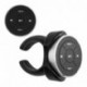 kwmobile Bluetooth Media Button Smartphone y Tablet - Interfaz de Audio para Coche iOS y Android - Soporte para Volante Contr