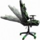 Diablo X-One Silla De Oficina Mecanismo De Inclinación Reposabrazos Ajustables Cojin Lumbar Y Almohada Cuero Sintético, Negro