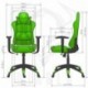 Diablo X-One Silla De Oficina Mecanismo De Inclinación Reposabrazos Ajustables Cojin Lumbar Y Almohada Cuero Sintético, Negro