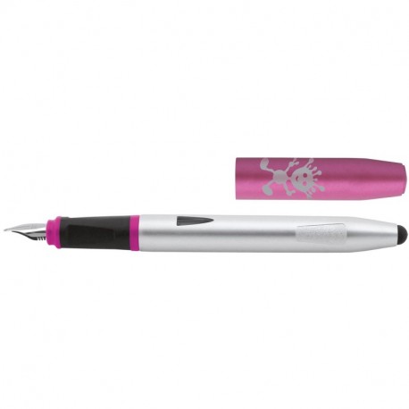Online Schreibgeräte 25031/3D - Pluma estilográfica para zurdos, color rosa