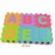 CRAVOG 36x Alfabeto y Números Alfombra Suave para Niños Alfombra de Juego Puzzle Juego Estera