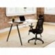 VIVA OFFICE Silla ergonómica de oficina de malla con respaldo alto, reposacabezas y reposabrazos ajustables, Negro