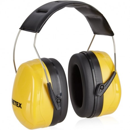 pretex profesional Protector auditivo con SNR 31 Db, gran comodidad, peso ligero, Diadema ajustable, certificación CE, protec