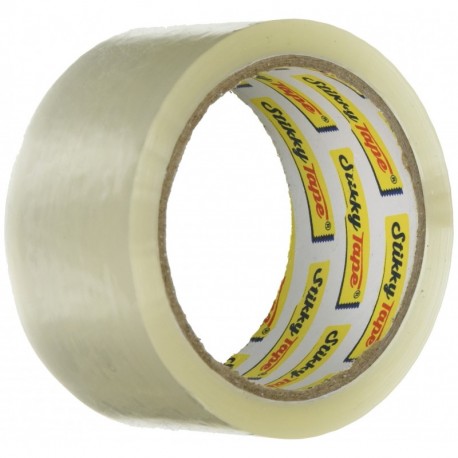 stikky 48 mm x 66 m Bajo Ruido cinta de embalaje – marrón Pack de 6 -P, color marrón