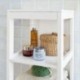 SoBuy® Mueble Columna de baño, Armario para baño - 3 estantes y 2 cajones, FRG126-W, ES