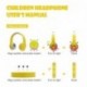 Niños Auriculares, VCOM Mariquita Auriculares,-limitador de Volumen-diadema Ajustable Juego Auriculares usar con el ordenador
