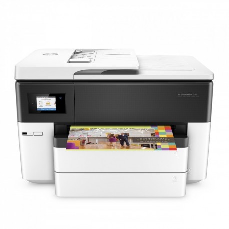 HP OfficeJet Pro 7740 – Impresora multifunción de Gran Formato impresión y escaneo A3, Pantalla táctil, Memoria 512 MB, AAD 