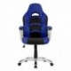 LANGRIA Racing Silla de Oficina de Cuero de la Computadora, Giratorio de 360 Grados, Apoyabrazos Bien Acolchado, Respaldo Alt
