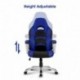 LANGRIA Racing Silla de Oficina de Cuero de la Computadora, Giratorio de 360 Grados, Apoyabrazos Bien Acolchado, Respaldo Alt