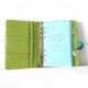 Nueva Espiral A6 tamaño Candy agenda planificador Cuaderno Diario de viaje/personal diario de piel tpn017, color azul A6