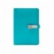 Nueva Espiral A6 tamaño Candy agenda planificador Cuaderno Diario de viaje/personal diario de piel tpn017, color azul A6